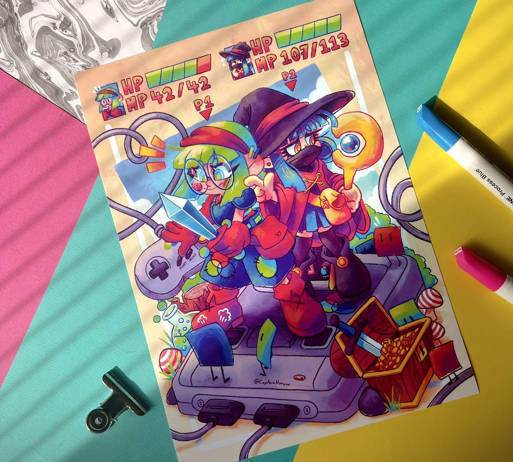 [Gaming Girlfriends Print] Gaming Girlfriends – A4 PRINT – 21 x 29,7 cm