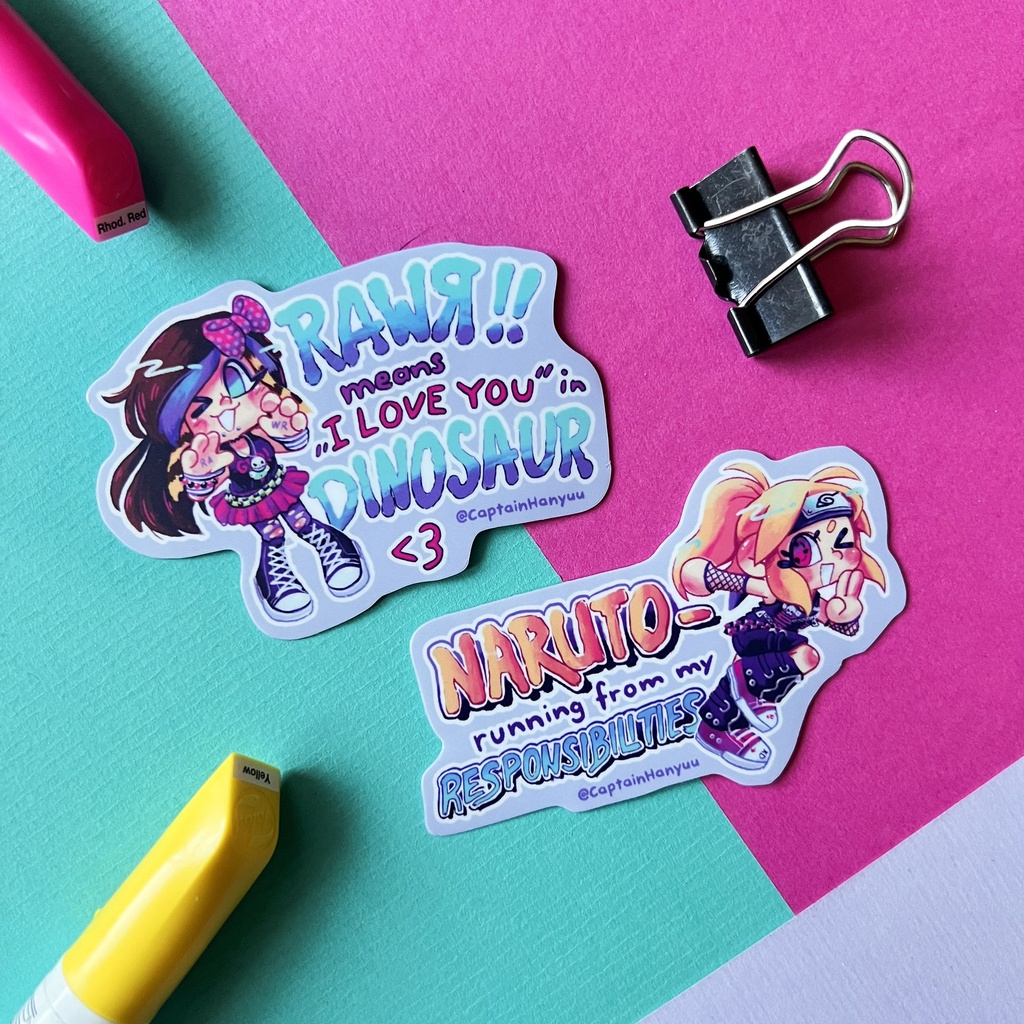 [Naruto-Running Sticker] Naruto-Running – STICKER DIE-CUT